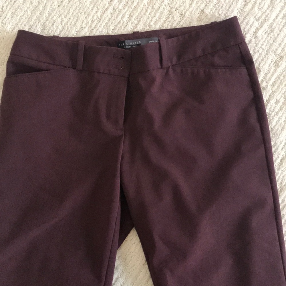 Limited, Drew Fit Maroon pants. Size 4r